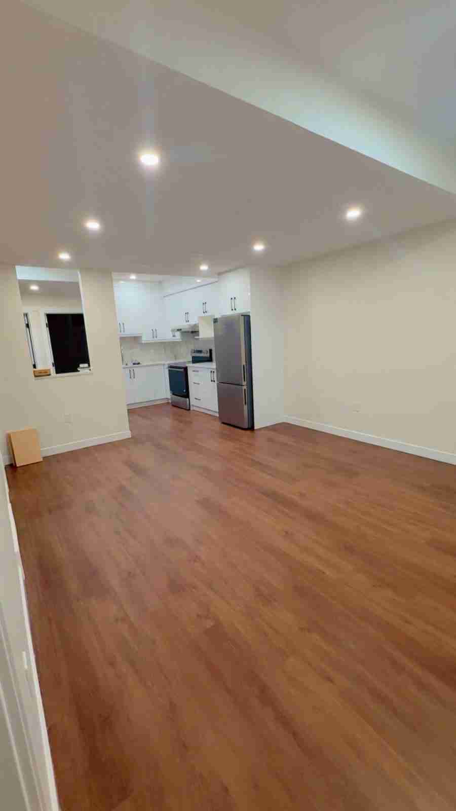 Interior home renovation with modern finishes in Calgary