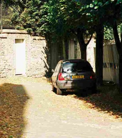 Residential concrete driveway installation project